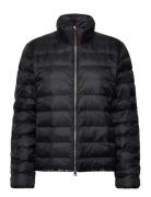 Packable Quilted Jacket Fôret Jakke Black Polo Ralph Lauren