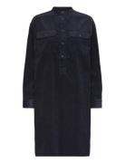 Corduroy Shirtdress Knelang Kjole Navy Polo Ralph Lauren