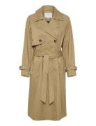 Kaelise Trenchcoat Trench Coat Kåpe Beige Kaffe