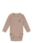 Hmlbeesy Body L/S Langermet Bodysuit Beige Hummel