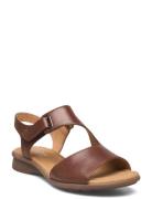 Sandal Flate Sandaler Brown Gabor