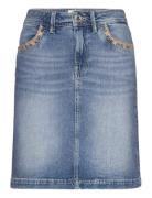 Mmvicky Sunchaser Skirt Kort Skjørt Blue MOS MOSH