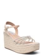 Jaded Sandal Sko Wedge Beige Steve Madden