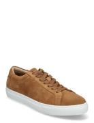 Theodor Suede Sneaker Lave Sneakers Brown Les Deux