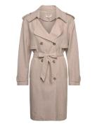 Fqlava-Jacket Trench Coat Kåpe Beige FREE/QUENT