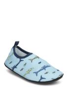 Swim Shoes Aop Tøfler Innesko Blue Color Kids