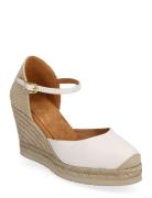 Castilla24Rk Sandal Med Hæl Espadrilles White UNISA