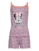 Pyjama Pyjamas Sett Purple Minnie Mouse