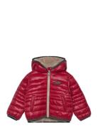 Levi's® Sherpa Lined Puffer Jacket Fôret Jakke Red Levi's