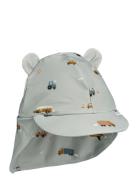 Senia Sun Hat With Ears Solhatt Blue Liewood