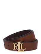 Fl Grn Pb/Fl Grn Pb-Rev Lrl 30-Blt- Belte Brown Lauren Ralph Lauren