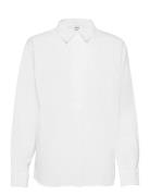 Jackie Shirt Tops Shirts Long-sleeved White Stylein