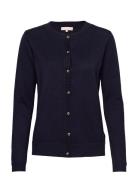 Srmarla Cardigan Knit Tops Knitwear Cardigans Navy Soft Rebels