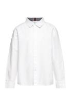 Nkmnewsa Ls Shirt Tops Shirts Long-sleeved Shirts White Name It