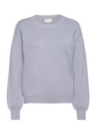 Lupi Strik Pullover Tops Knitwear Jumpers Blue Minus