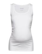 Classic Tank Top Tops T-shirts & Tops Sleeveless White Boob