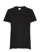 The-Shirt Tops T-shirts & Tops Short-sleeved Black Boob