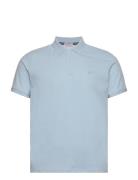 Polo Tee S/S Tops Polos Short-sleeved Blue Lindbergh