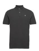 Dunda Polo S\S Tops Polos Short-sleeved Black G-Star RAW