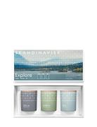 Explore Mini Candle Giftset 65G X 3 Duftlys Nude Skandinavisk