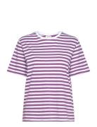 Verkstad T-Shirt Tops T-shirts & Tops Short-sleeved Purple Makia