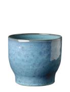 Urtepotteskjuler Home Decoration Flower Pots Blue Knabstrup Keramik