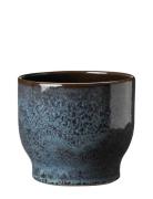 Flowerpot Home Decoration Flower Pots Blue Knabstrup Keramik