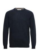 Slhnewcoban Lambs Wool Crew Neck W Noos Tops Knitwear Round Necks Navy...