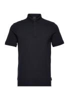 Polo Shirt Tops Polos Short-sleeved Black Armani Exchange