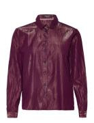 Scotch & Soda Tops Shirts Long-sleeved Purple Scotch & Soda