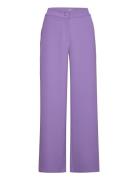 Vica Pant Bottoms Trousers Suitpants Purple A-View