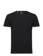 Slhael Ss O-Neck Tee B Tops T-shirts Short-sleeved Black Selected Homm...