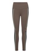 Lux Hr Tight- C Sport Running-training Tights Brown Reebok Performance