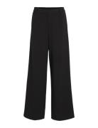 Vivar Hw Wide Pant - Noos Bottoms Trousers Wide Leg Black Vila