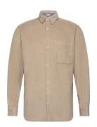 Jjkendrick Cord Overshirt Ls Tops Overshirts Beige Jack & J S