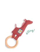 Wooden Giraffe Ring Rattle Sous Mon Baobab Toys Baby Toys Educational ...