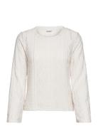 Visindy L/S Top Tops Blouses Long-sleeved White Vila