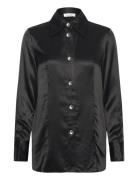 Rodebjer Baghera Tops Blouses Long-sleeved Black RODEBJER