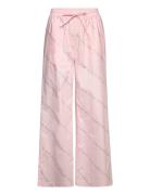 Crystal Poplin Pants Bottoms Trousers Wide Leg Pink ROTATE Birger Chri...