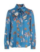 Kikki Tops Blouses Long-sleeved Blue Dea Kudibal