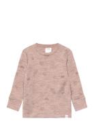 Top Baby Merino Wool Tops T-shirts Long-sleeved T-shirts Pink Lindex