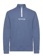 Half Zip Sweat Tops Sweat-shirts & Hoodies Sweat-shirts Blue Tommy Hil...