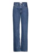 Low Rise Straight Bottoms Jeans Straight-regular Blue Calvin Klein Jea...