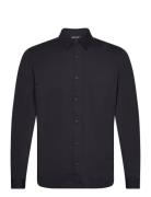 Intheo Tops Shirts Casual Navy INDICODE