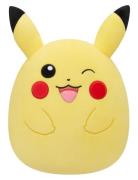 Squishmallows 35 Cm Pokemon Winking Pikachu Toys Soft Toys Stuffed Ani...