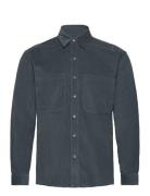 Anf Mens Wovens Tops Shirts Casual Navy Abercrombie & Fitch