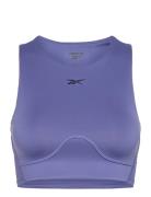 Lux Contour Crop Sport Bras & Tops Sports Bras - All Blue Reebok Perfo...