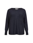 Wa-Samanda 1 Tops Knitwear Jumpers Navy Wasabiconcept