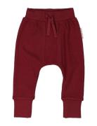 Baby Pant Bottoms Sweatpants Burgundy Geggamoja