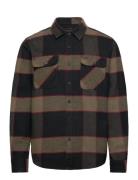 Bowery Flannel Tops Shirts Casual Black Brixton